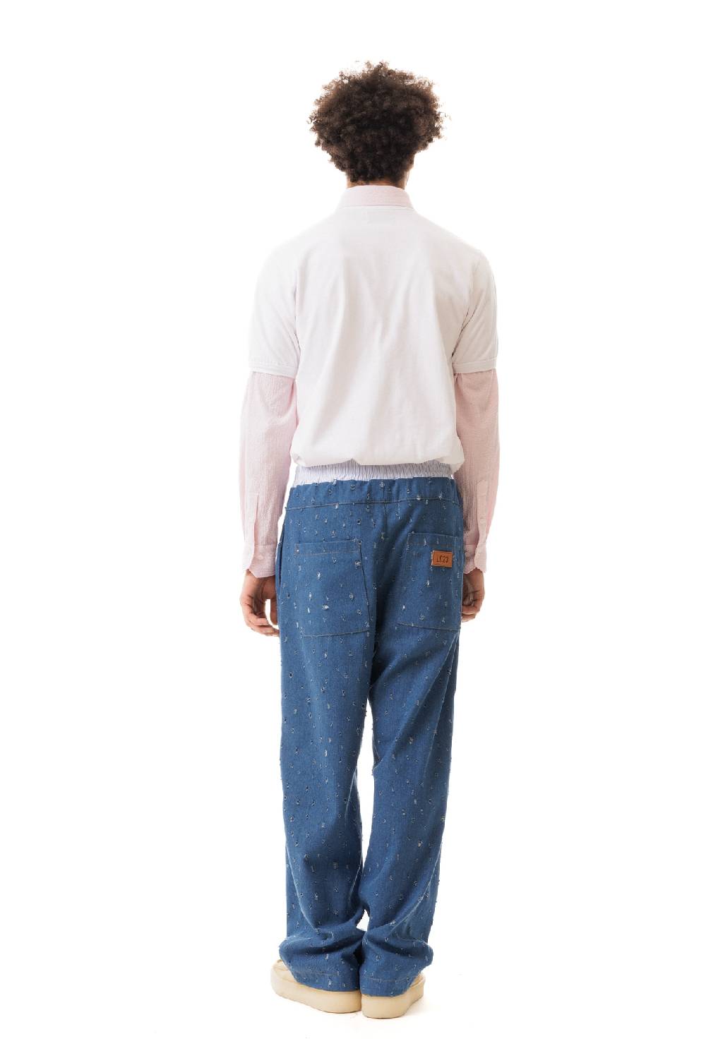 Lc23 Ripped Denim Pants Italia