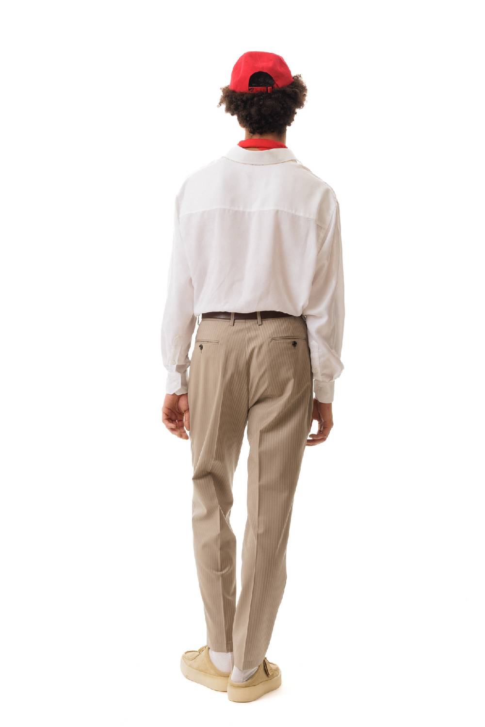 Lc23 Stripes Beige Trousers Nuovo