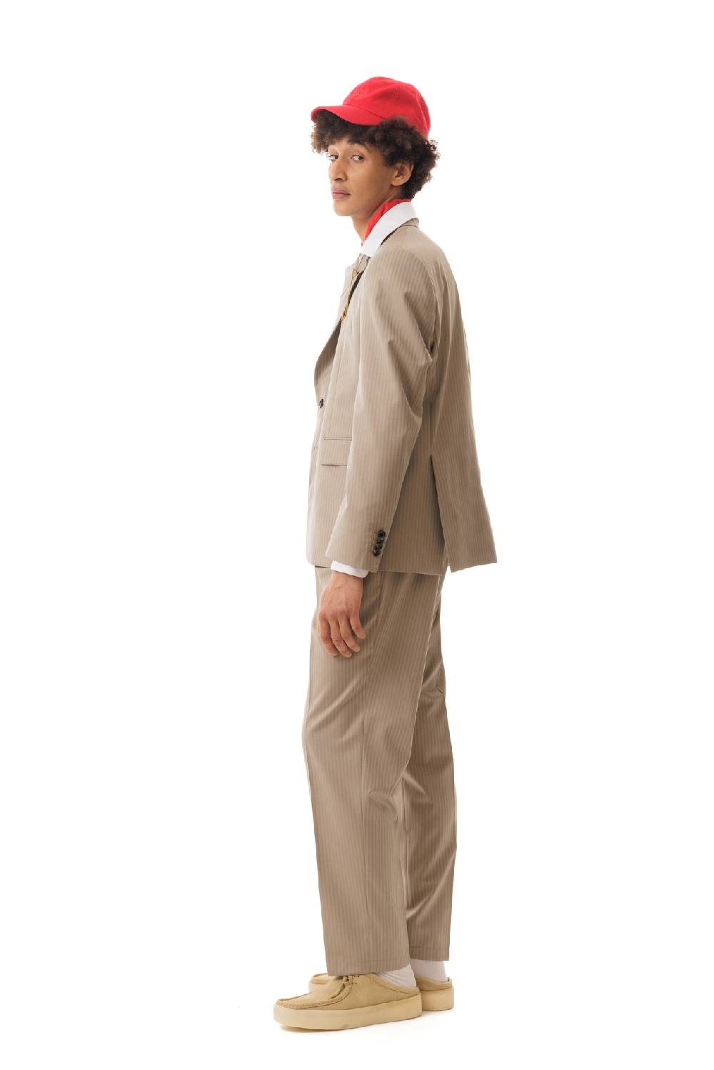 Lc23 Stripes Beige Blazer Fino Al -60%
