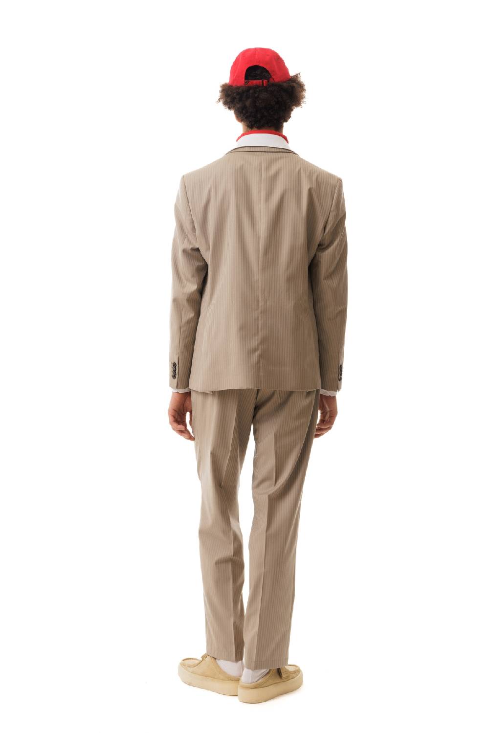 Lc23 Stripes Beige Blazer Fino Al -60%