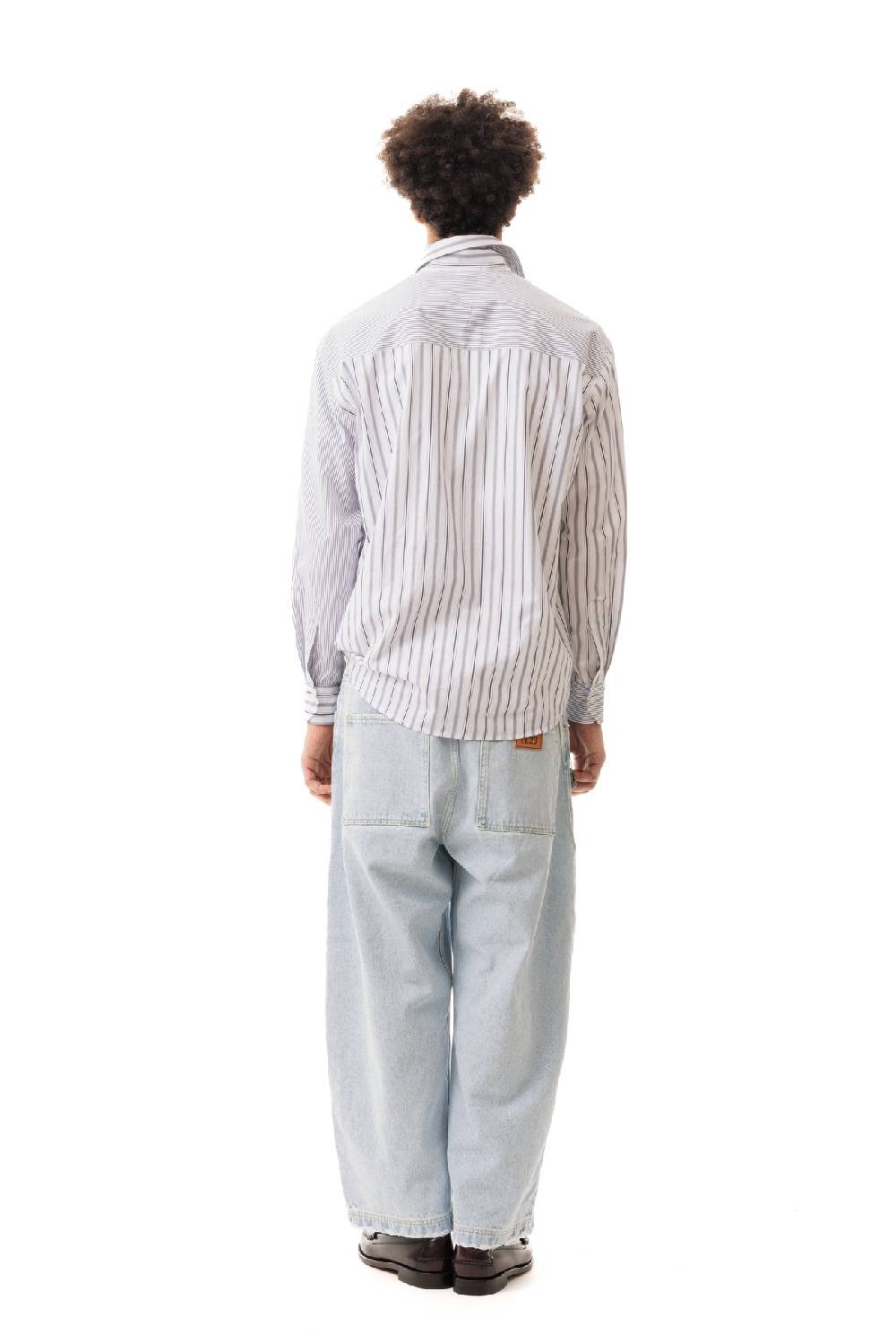 Lc23 Double Popeline Stripes Shirt Navy Novità