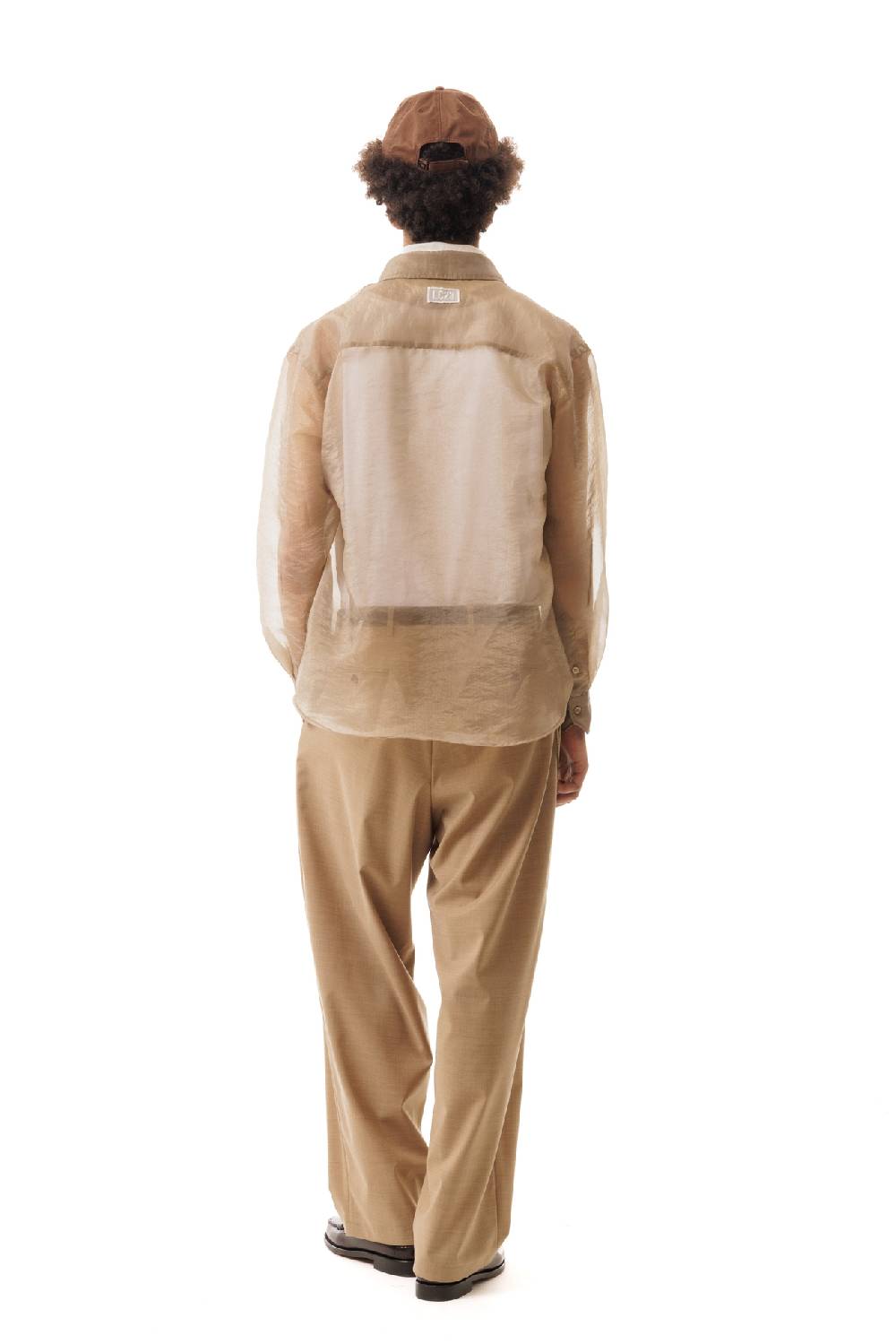 Lc23 Organza Nylon Shirt Beige Online