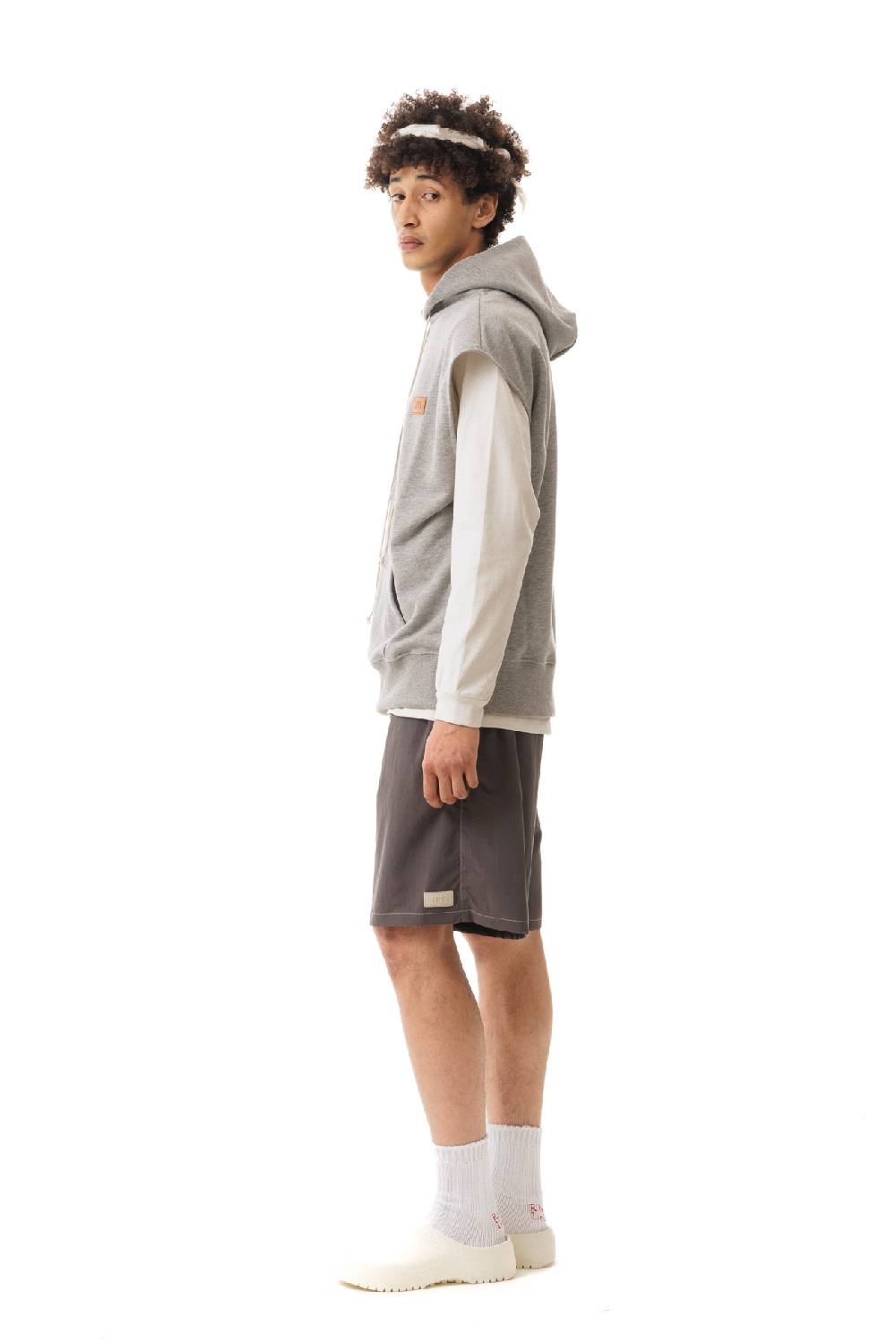 Lc23 Hoodie Vest Grey Italia