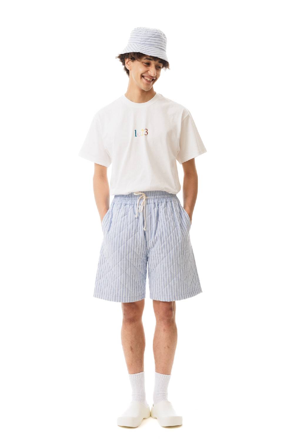 Lc23 Multicolor Logo T-shirt White Pezzi Unici