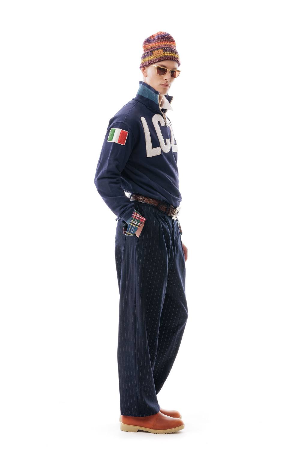 Lc23 LC23 x KAPPA EROI SWEATER NAVY Shopping Online