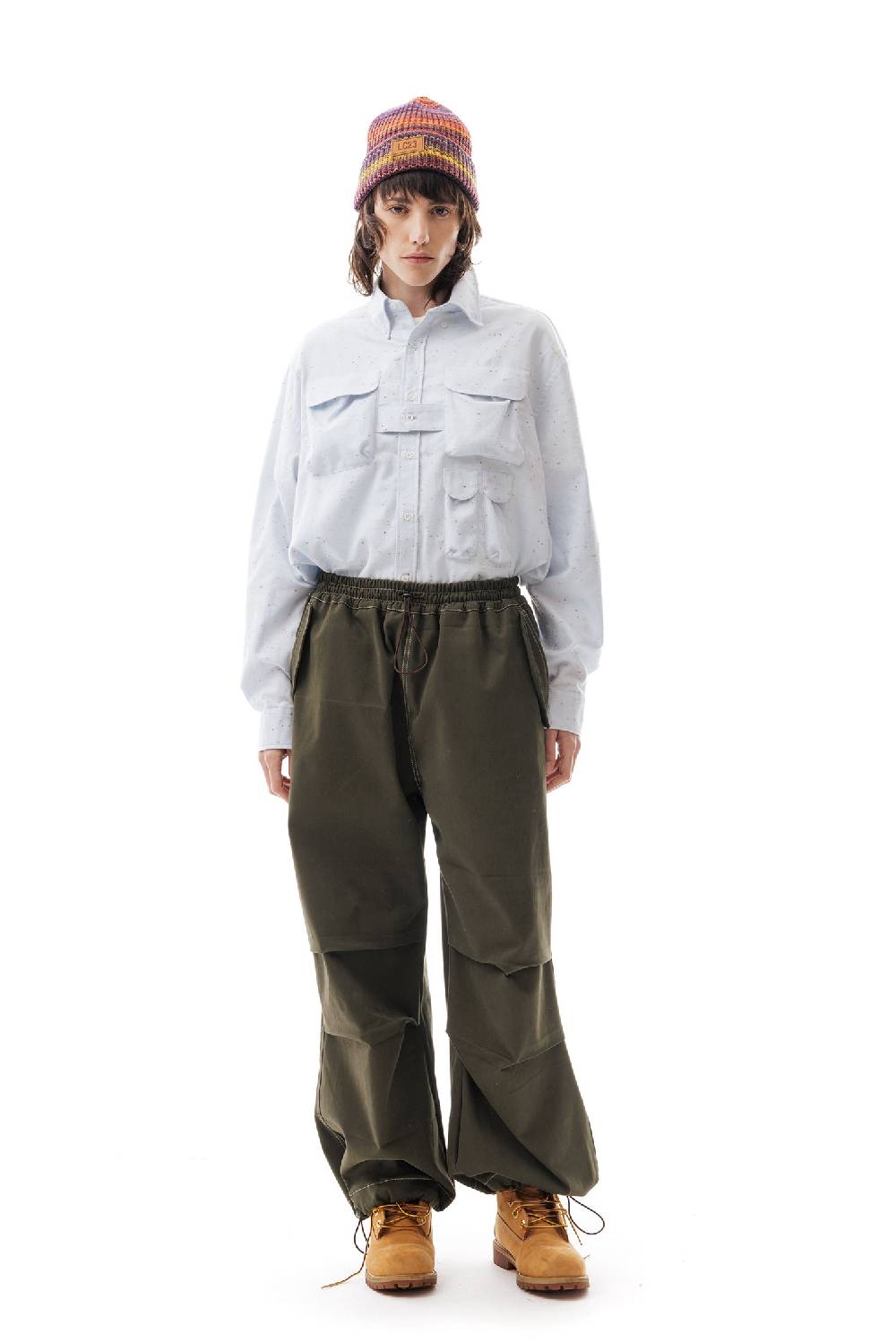 Lc23 Paracadute Pants Army Green Presa