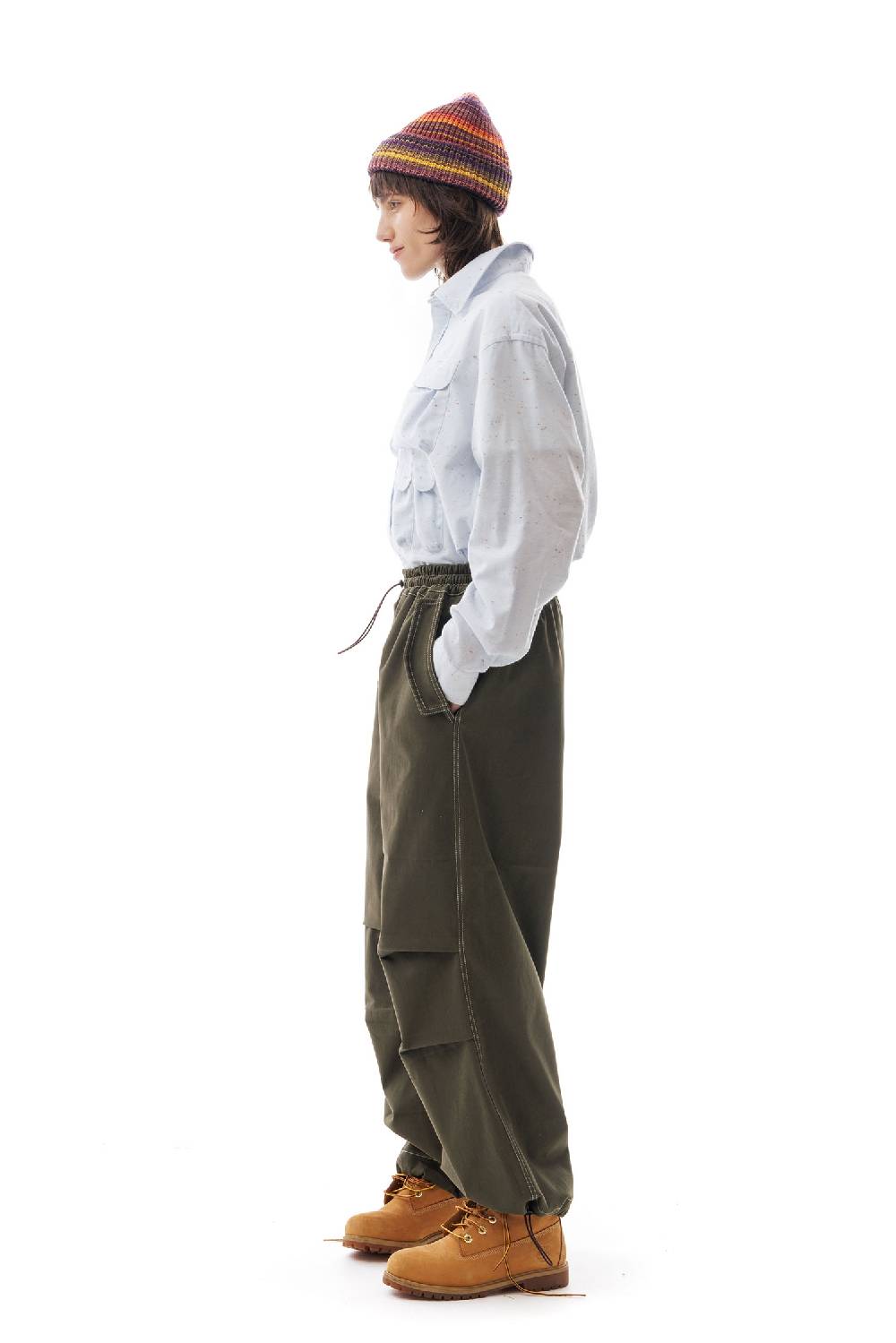 Lc23 Paracadute Pants Army Green Presa