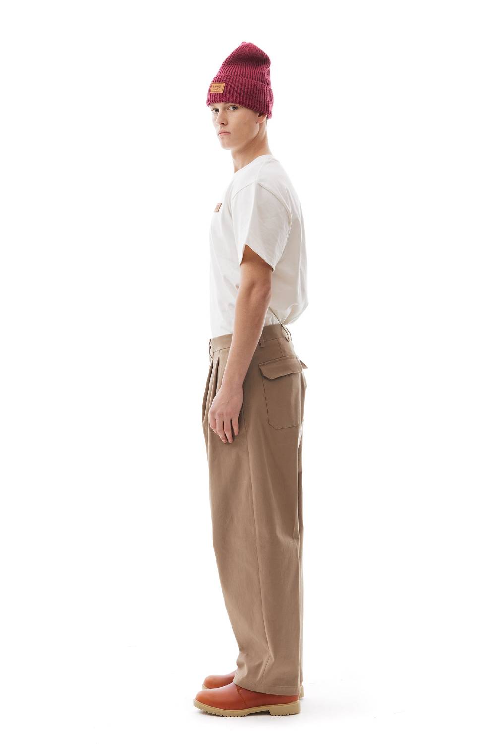 Lc23 Gabardina Double Pence Trousers Beige Online
