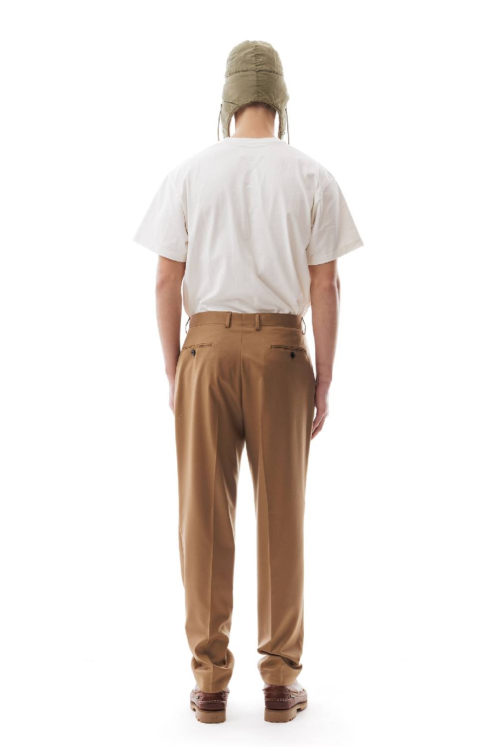 Lc23 Flannel Camel Trousers Saldi