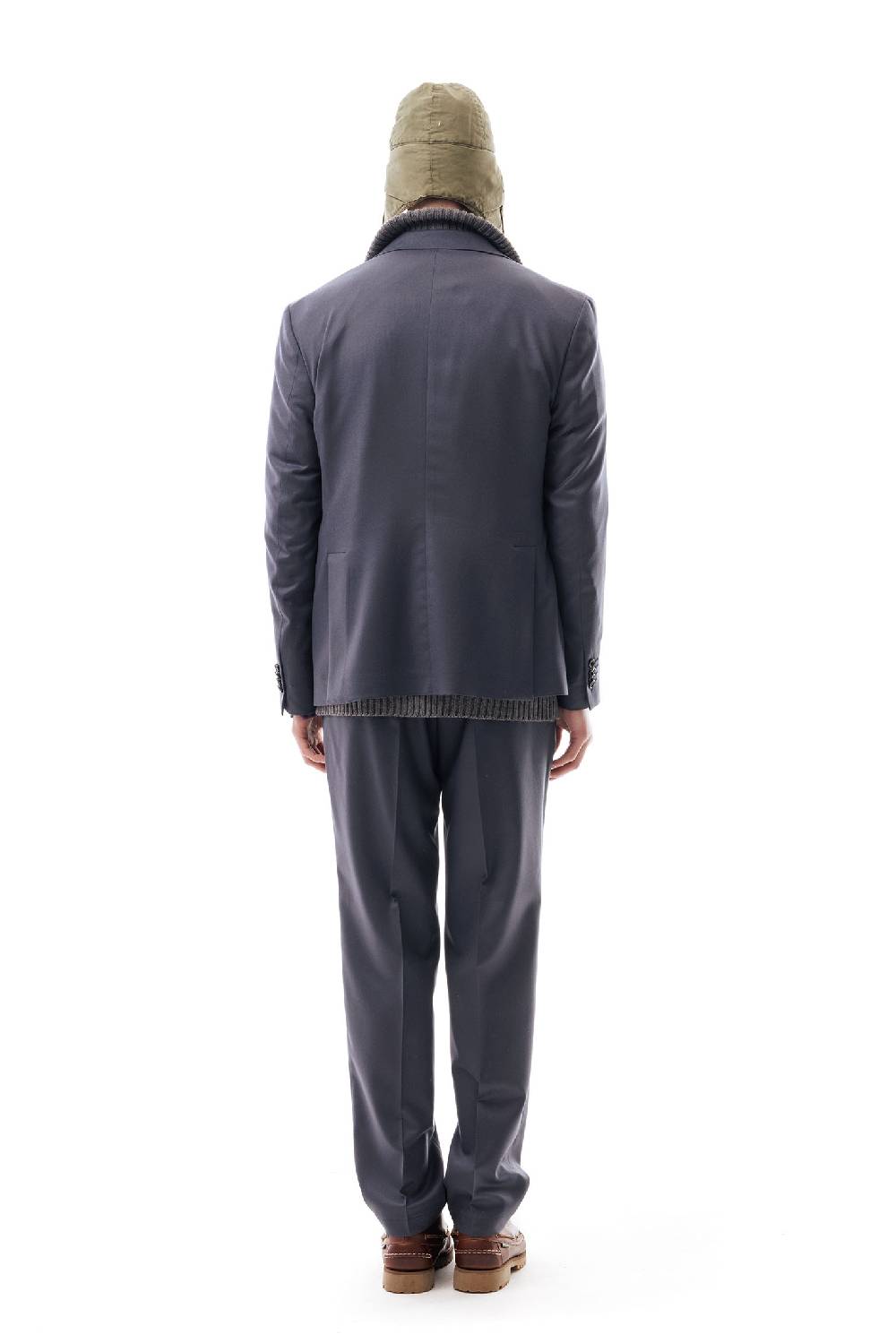 Lc23 Flannel Dark Grey Blazer Vendita Economica