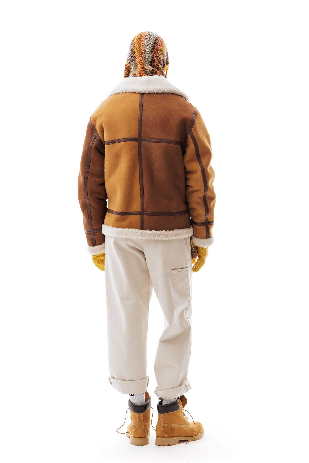 Lc23 Two-Tone Shearling Jacket In Saldo