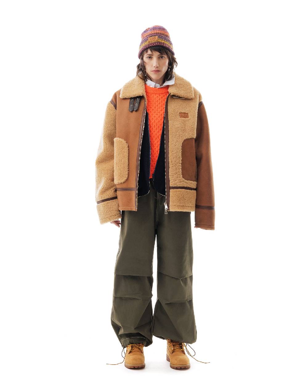 Lc23 Two-Side Shearling Jacket Nuova