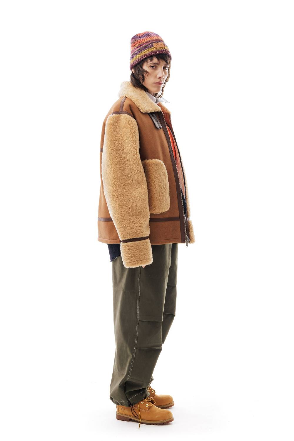 Lc23 Two-Side Shearling Jacket Nuova