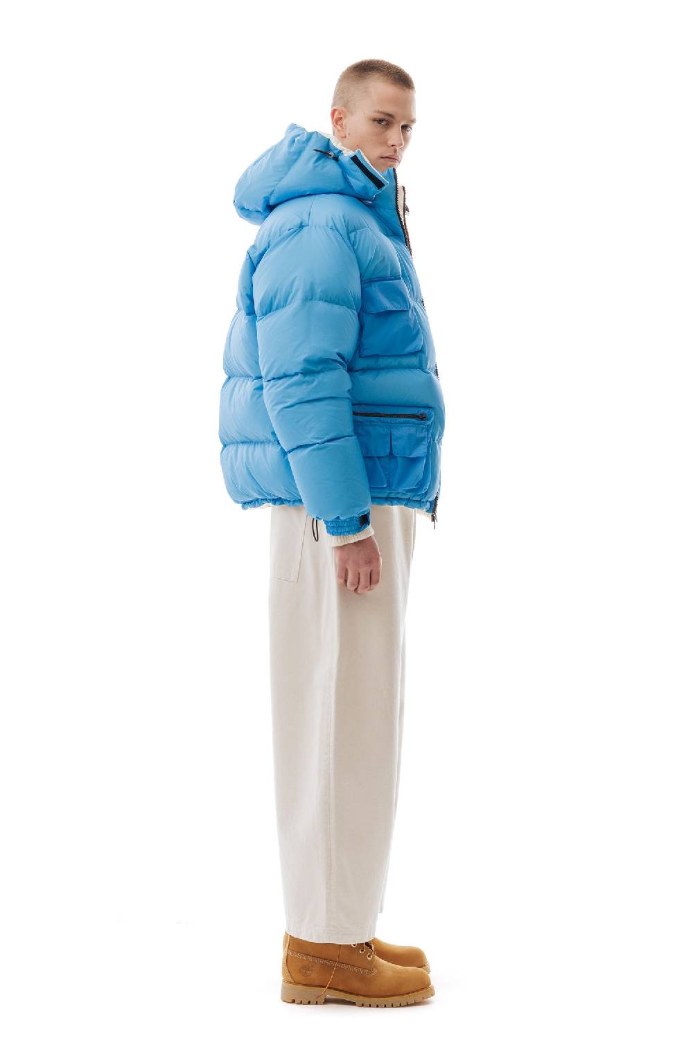 Lc23 Multipocket Down Jacket Blue Italia