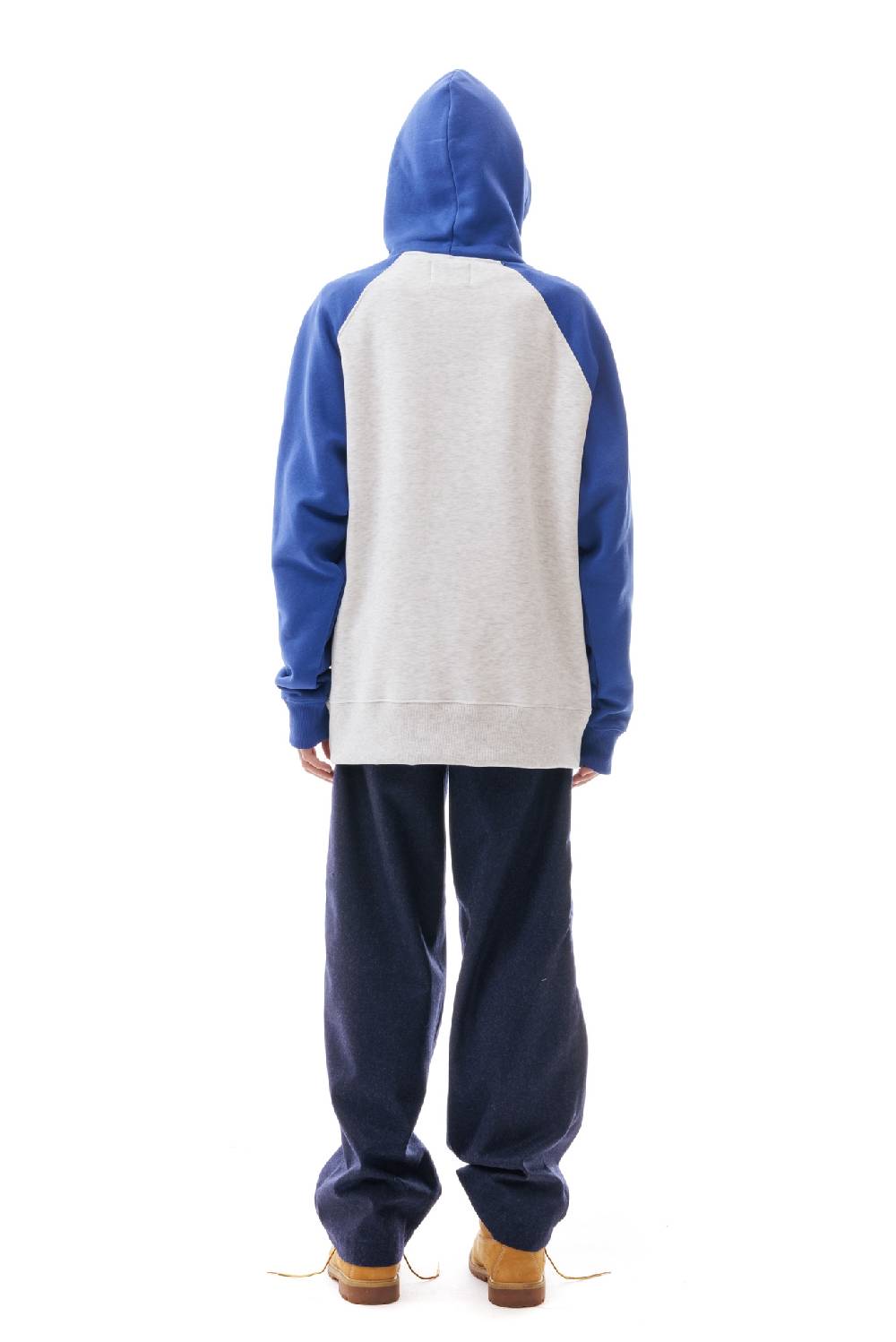 Lc23 Bicolor Hoodie Grey/Blue Nuovo