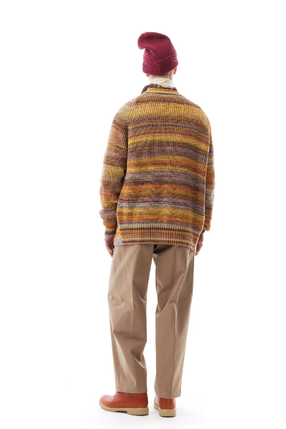 Lc23 Multicolor Cardigan Yellow/Orange Promozione