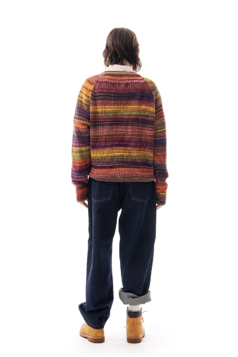 Lc23 Multicolor Cardigan Purple/Yellow Spedizione Gratuita