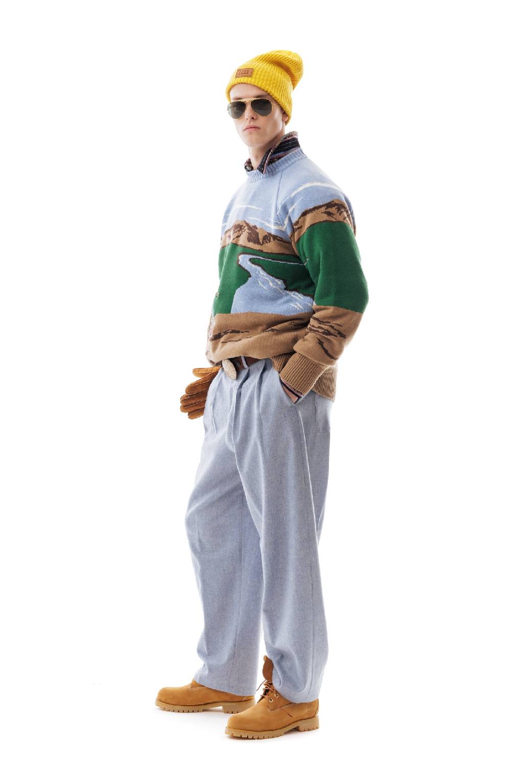 Lc23 Motocross Jaquard Sweater Negozi Online