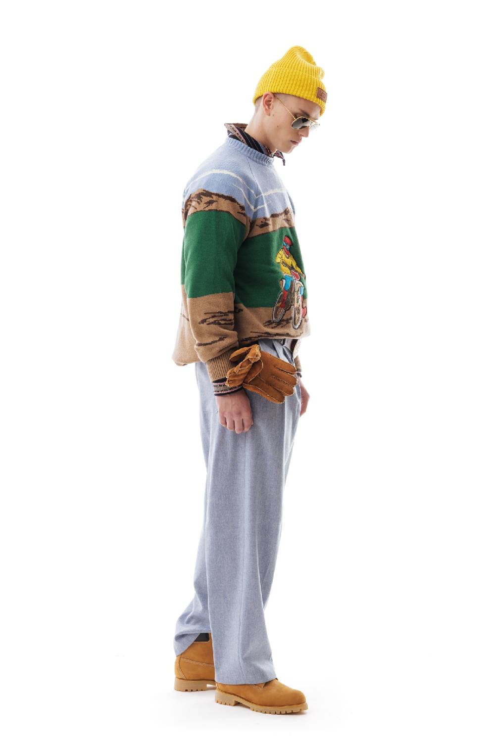 Lc23 Motocross Jaquard Sweater Negozi Online