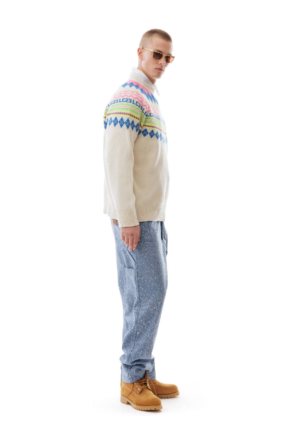 Lc23 LC23 Norvegian Sweater Cream Acquista Ora