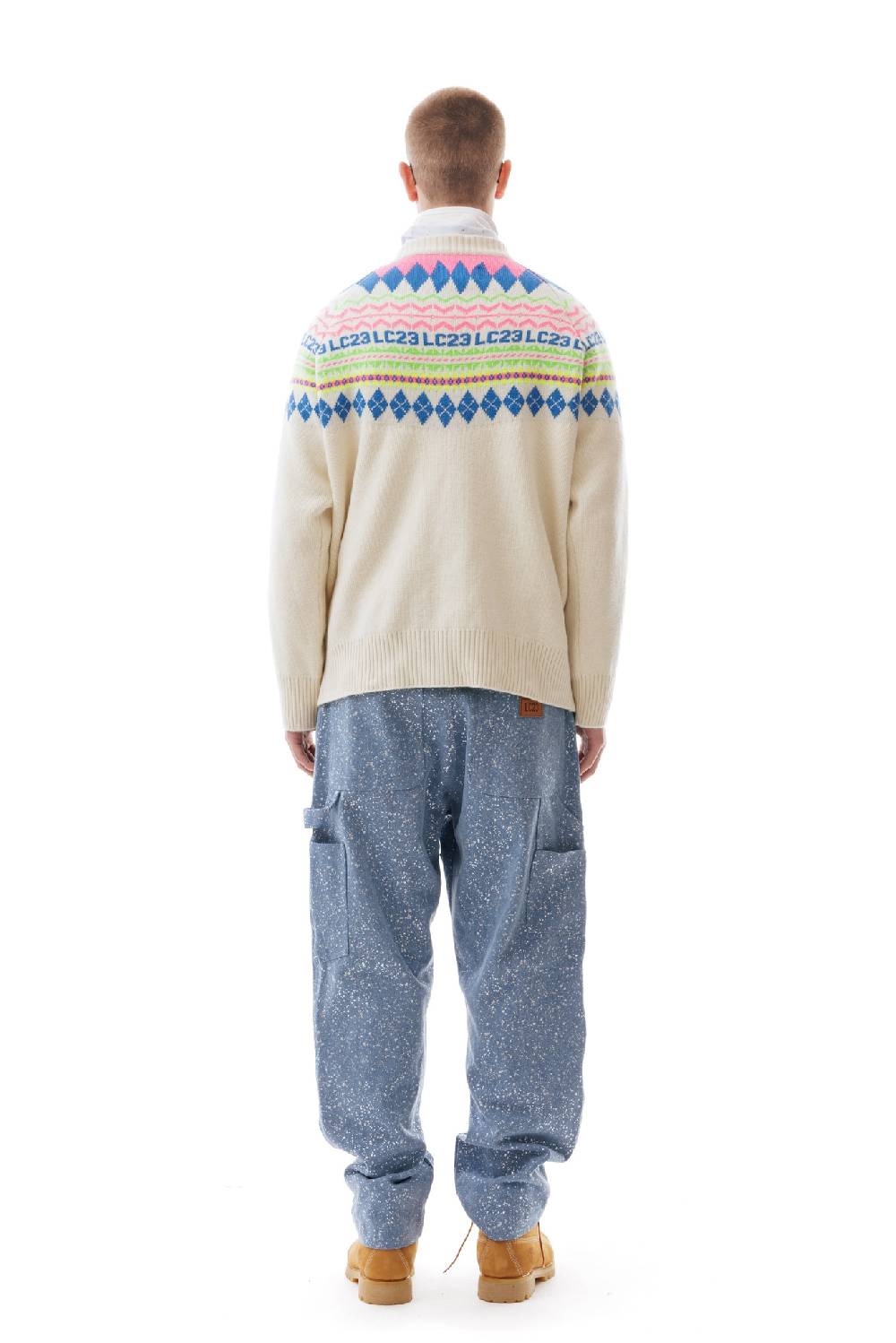 Lc23 LC23 Norvegian Sweater Cream Acquista Ora