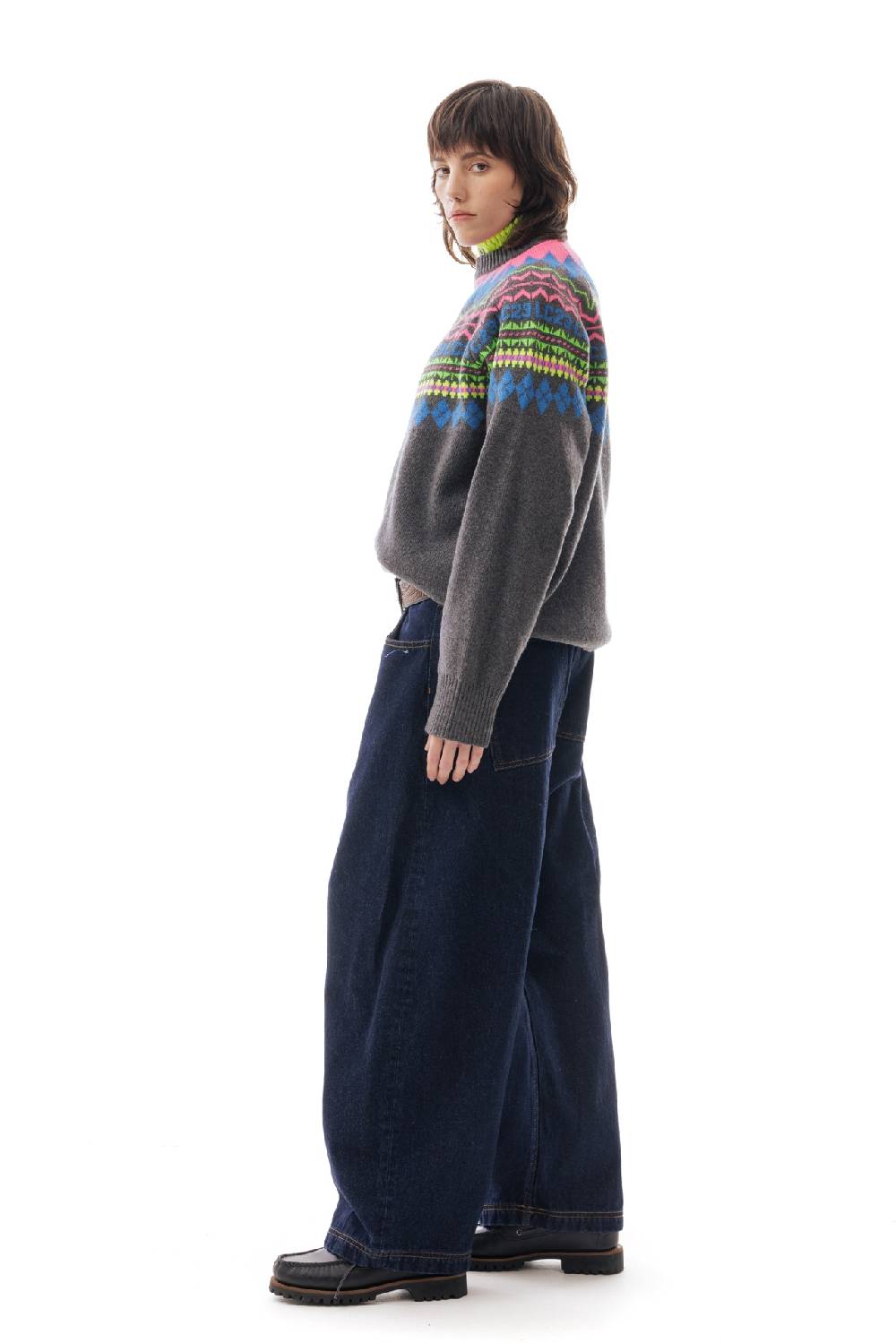 Lc23 LC23 Norvegian Sweater Grey Consegna Veloce