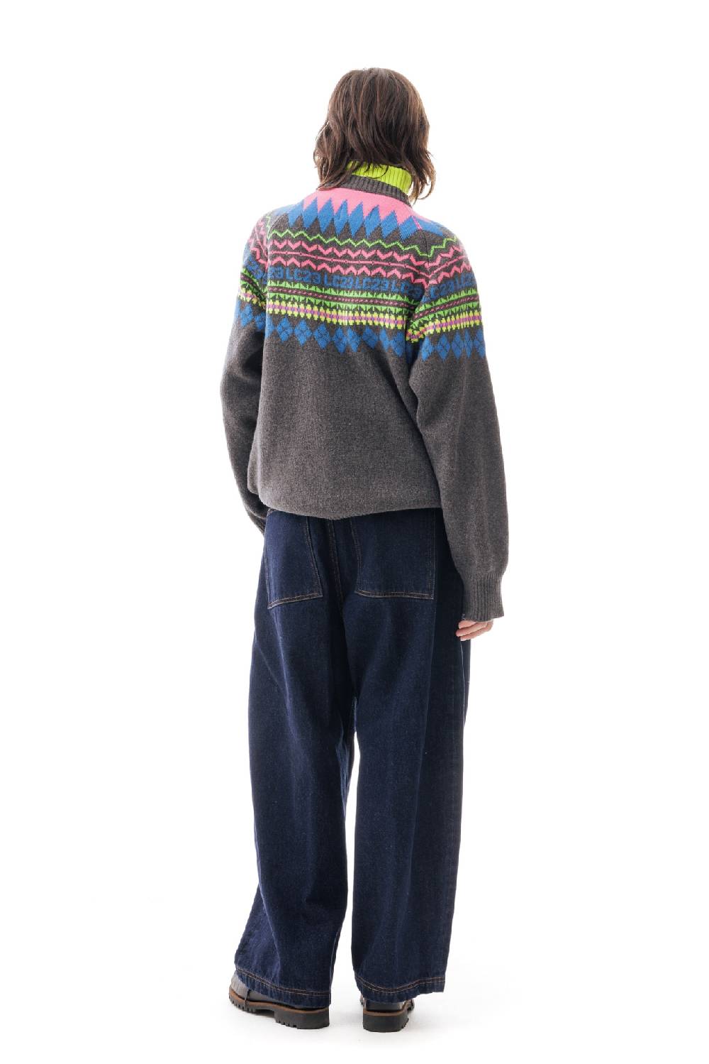 Lc23 LC23 Norvegian Sweater Grey Consegna Veloce