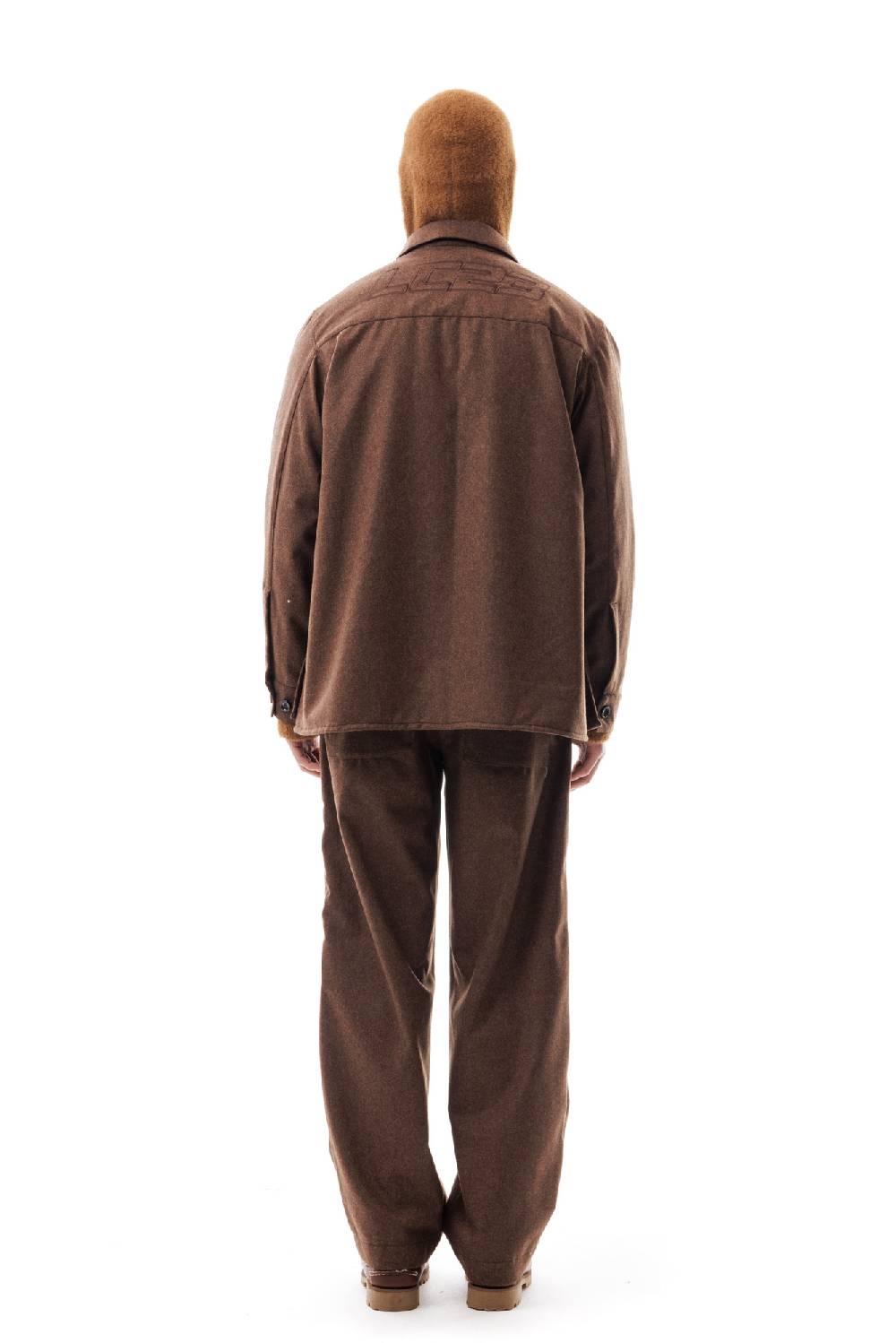 Lc23 WR Wool Overshirt Brown Fino Al -60%