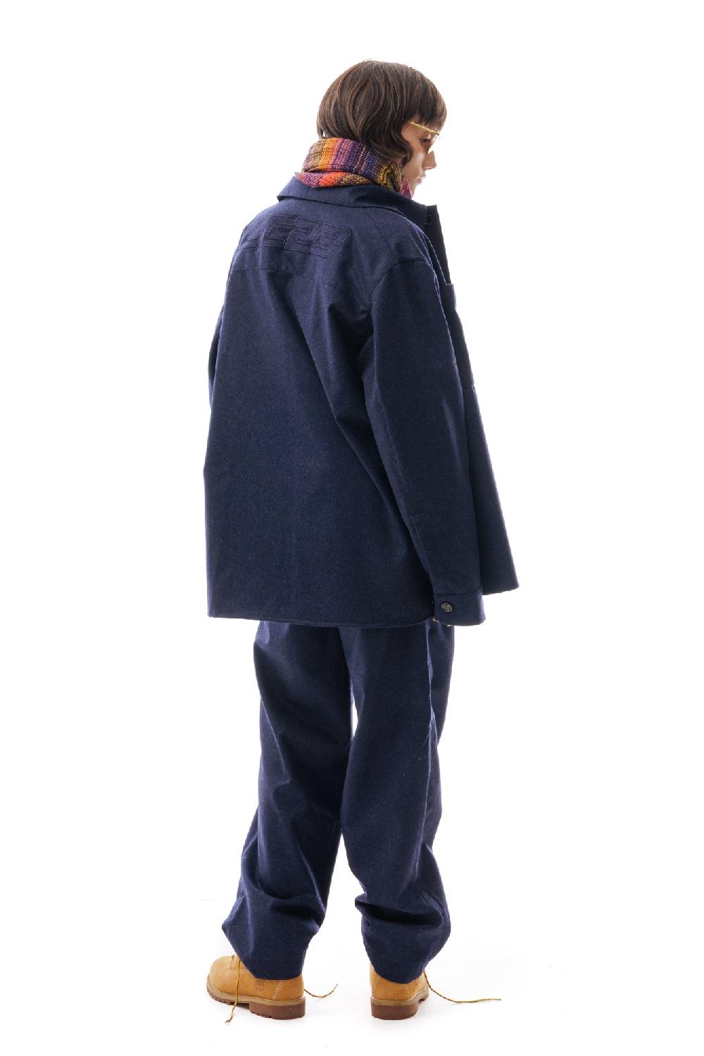 Lc23 WR Wool Overshirt Navy Shopping Online