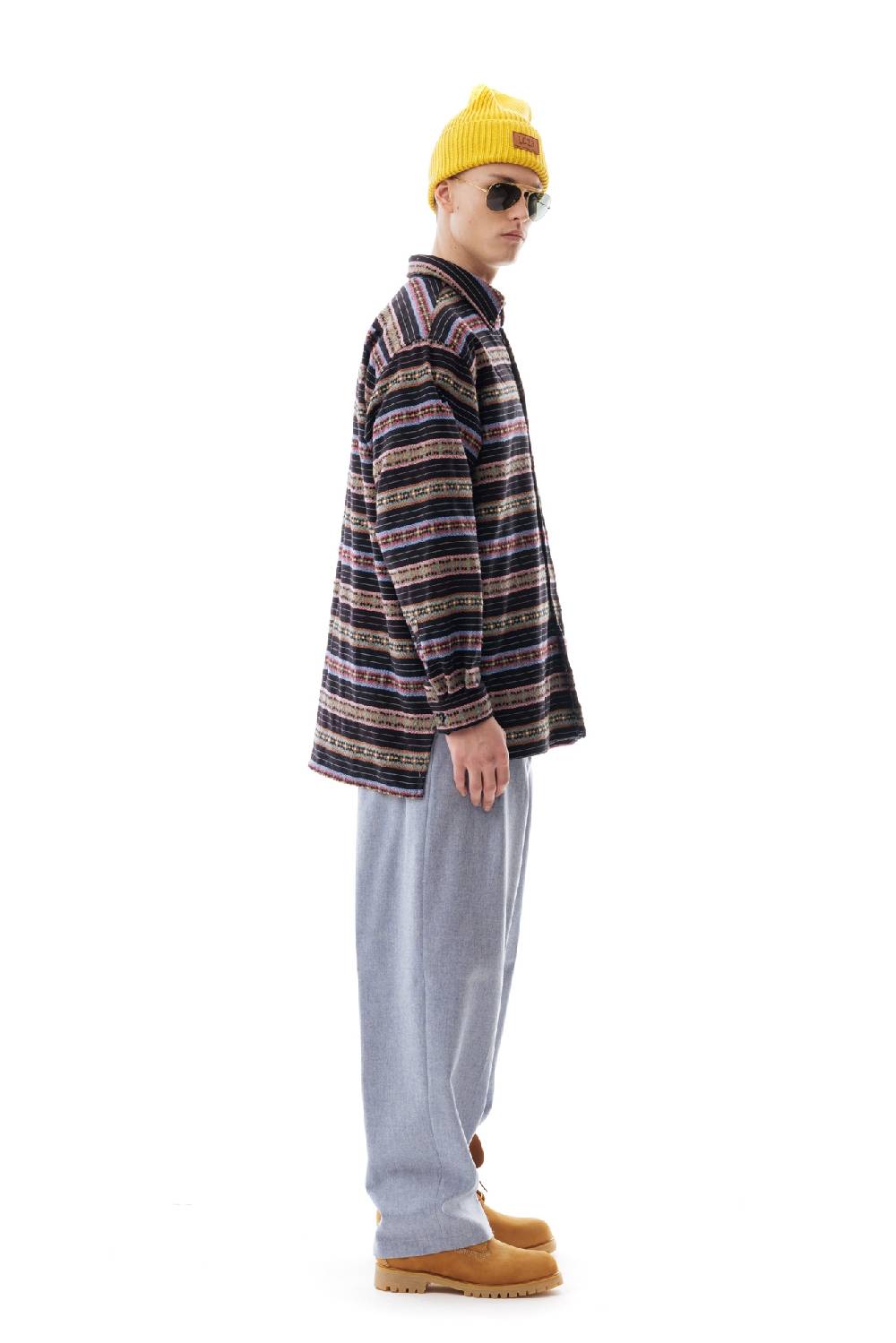 Lc23 Stripes Jaquard Overshirt Prezzo Ridotto