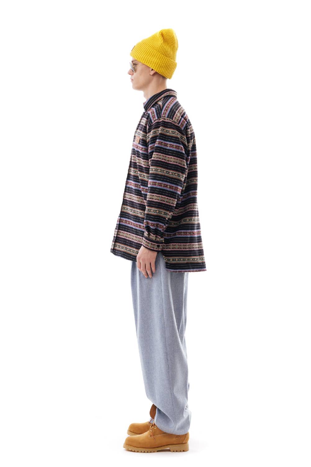 Lc23 Stripes Jaquard Overshirt Prezzo Ridotto