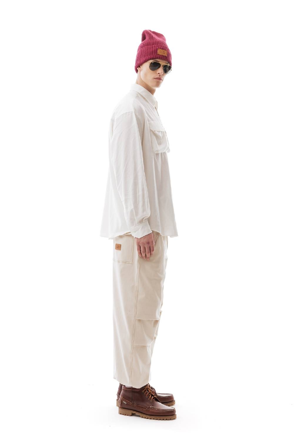 Lc23 Flannel Multipocket Shirt Cream Novità