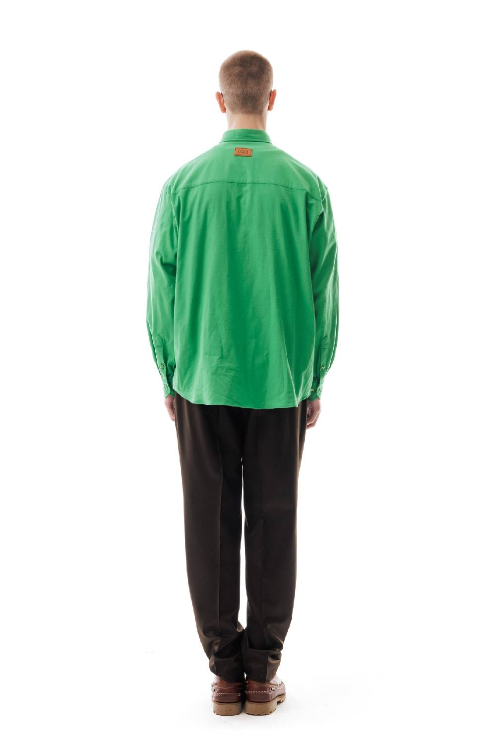 Lc23 Flannel Multipocket Shirt Green Presa