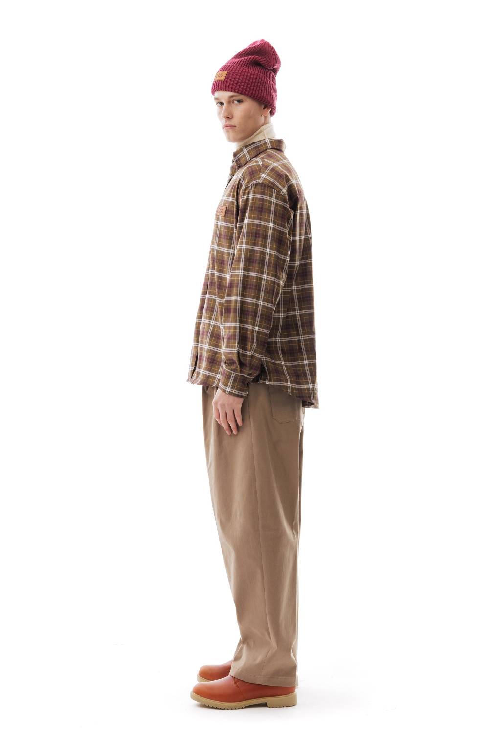 Lc23 Flannel Check Shirt Army Green Economico