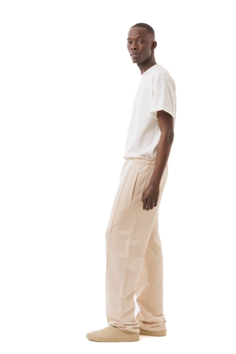 Lc23 Basic Fleece Trousers Beige Vendite Flash