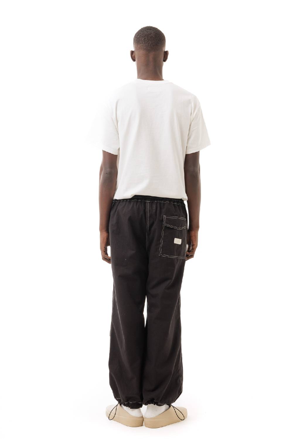 Lc23 Paracadute Pants Black In Saldo