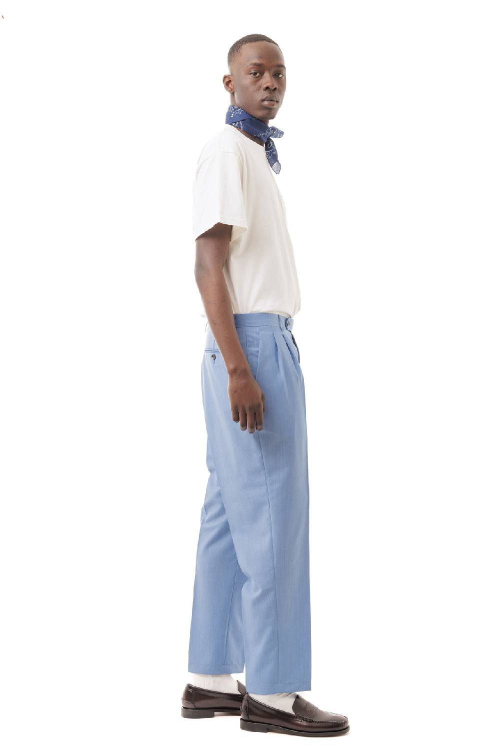 Lc23 Blue Trousers Qualità Garantita