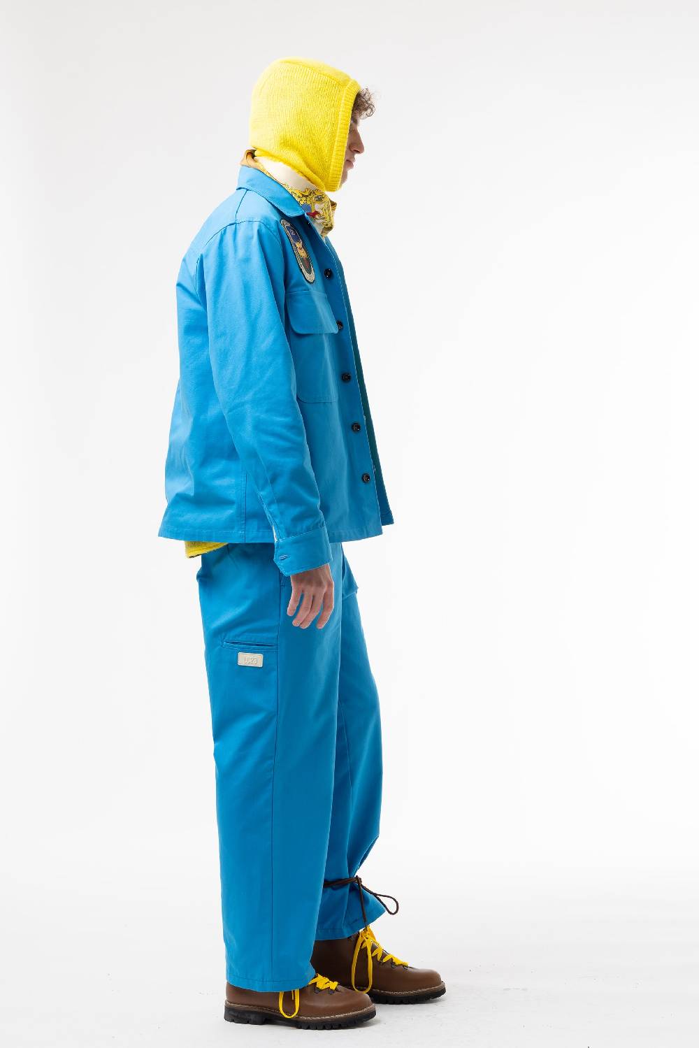 Lc23 Patch Canvas Overshirt Turquoise Vendita Economica