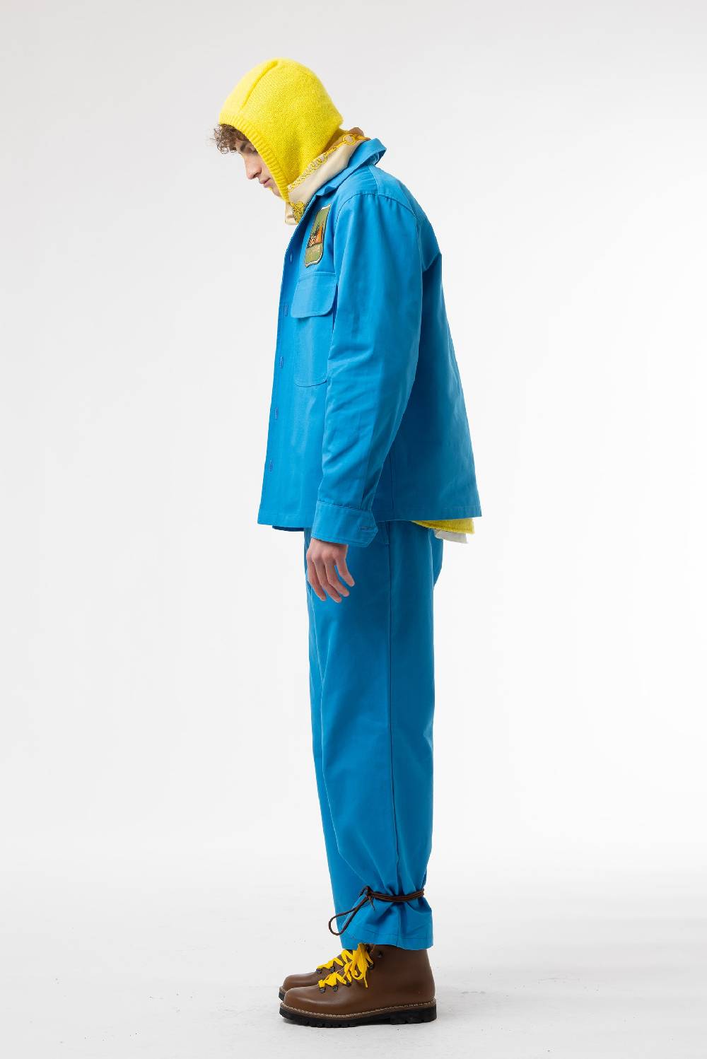 Lc23 Patch Canvas Overshirt Turquoise Vendita Economica