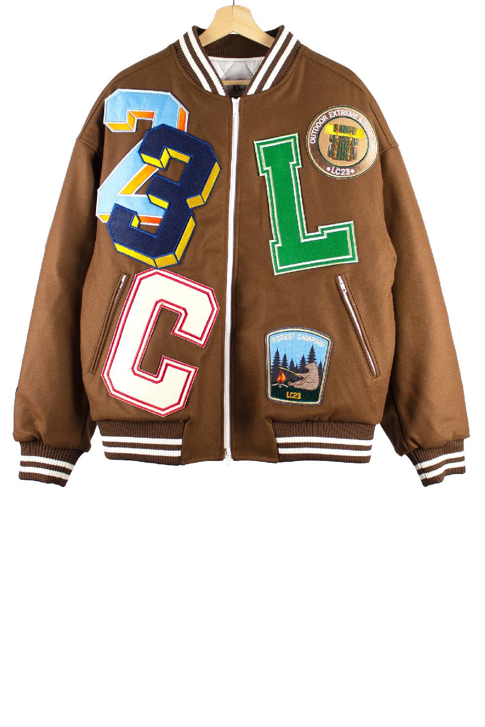 Lc23 Multipatch Varsity Jacket Vendite Flash