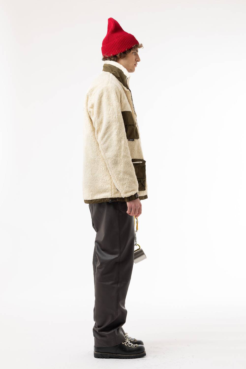 Lc23 Polartec Sherpa Jacket Cream In Saldo