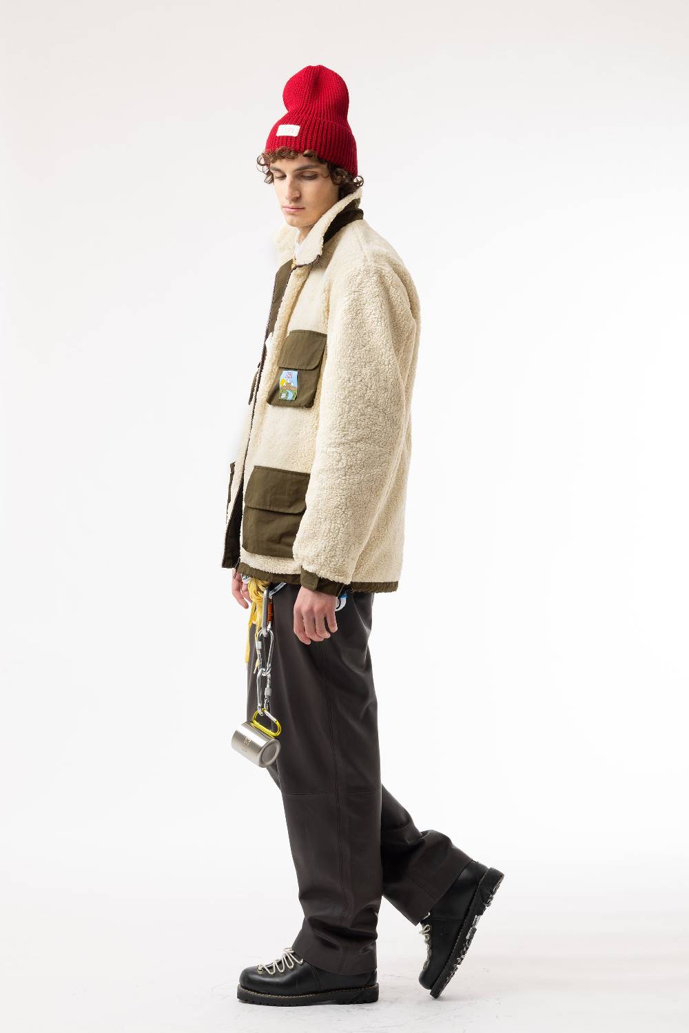 Lc23 Polartec Sherpa Jacket Cream In Saldo