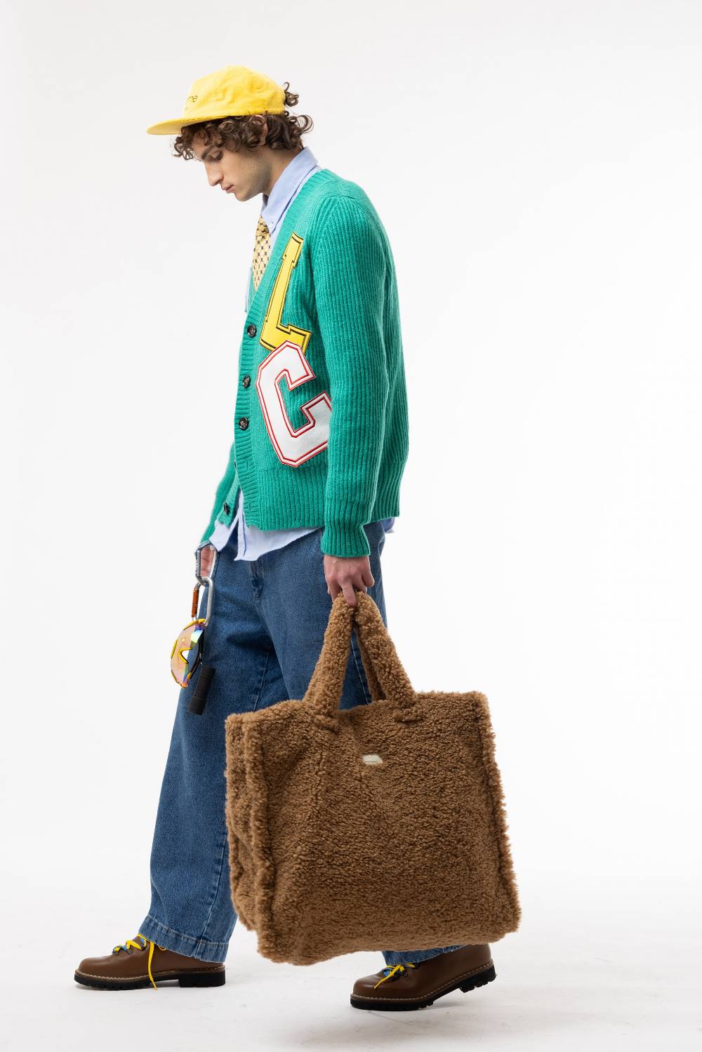 Lc23 Patch Cardigan Green 2025