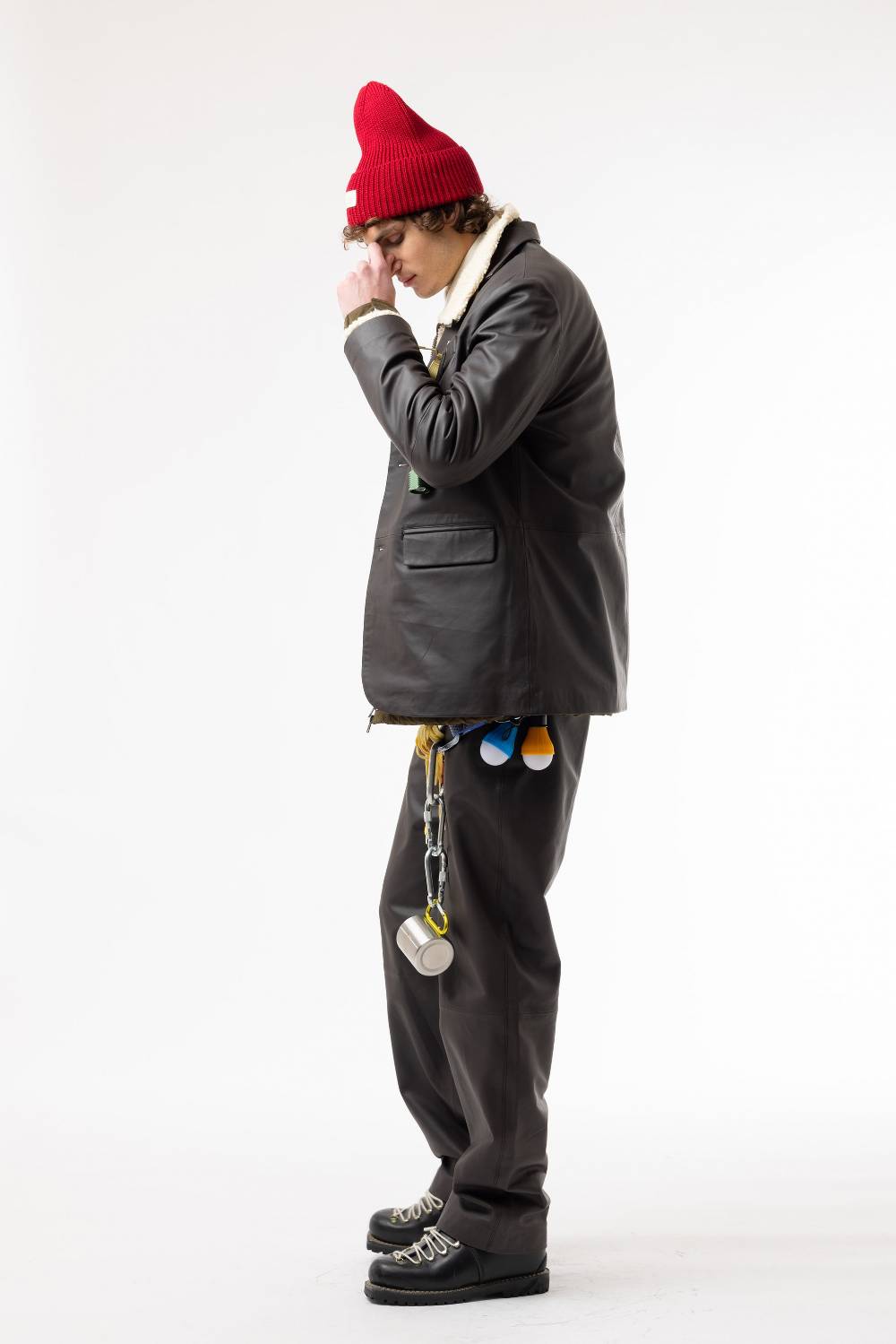Lc23 Leather Trousers Negozi Online