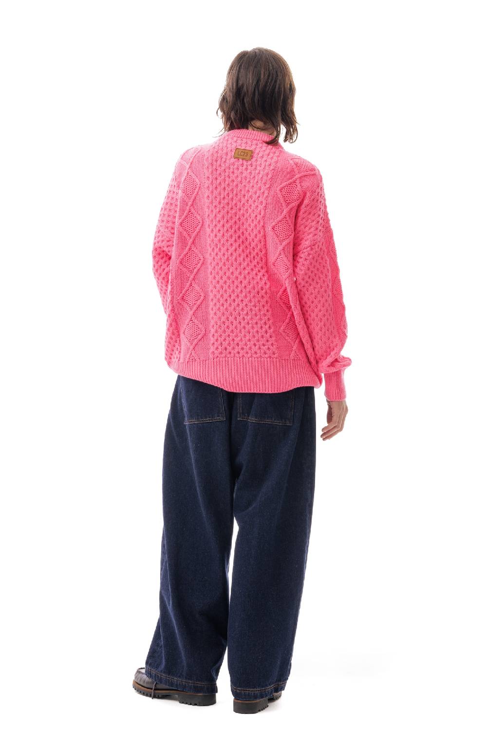 Lc23 Irish Knit Sweater Pink Acquista Ora