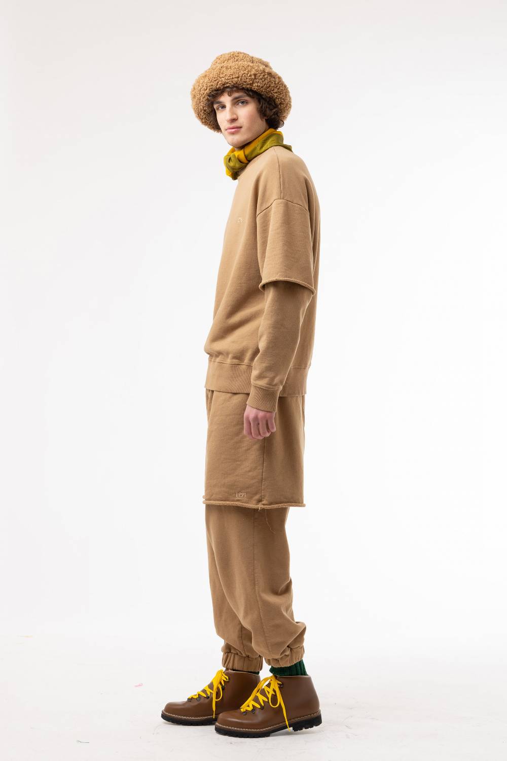Lc23 Double Pants Camel Fino Al -60%