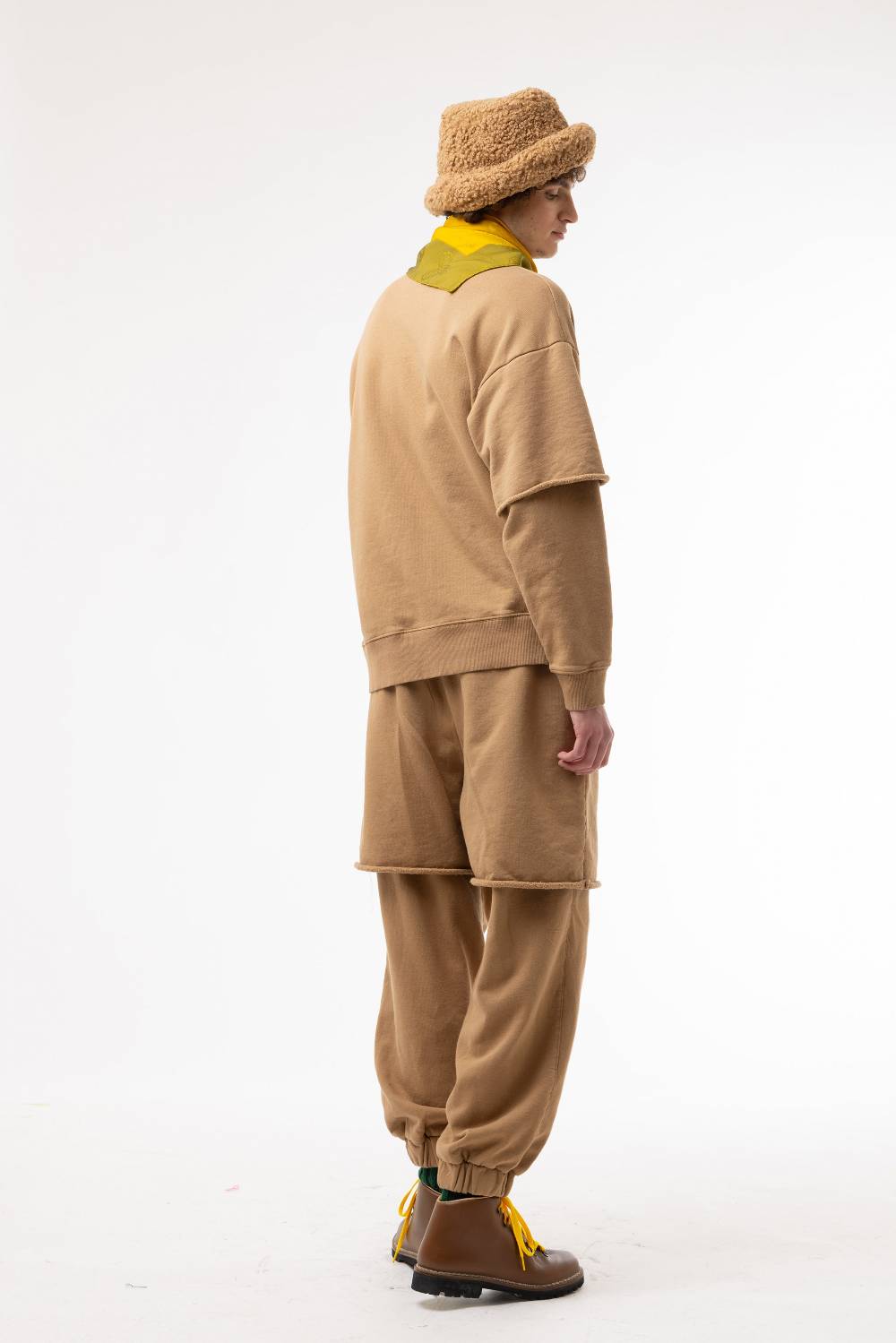 Lc23 Double Pants Camel Fino Al -60%