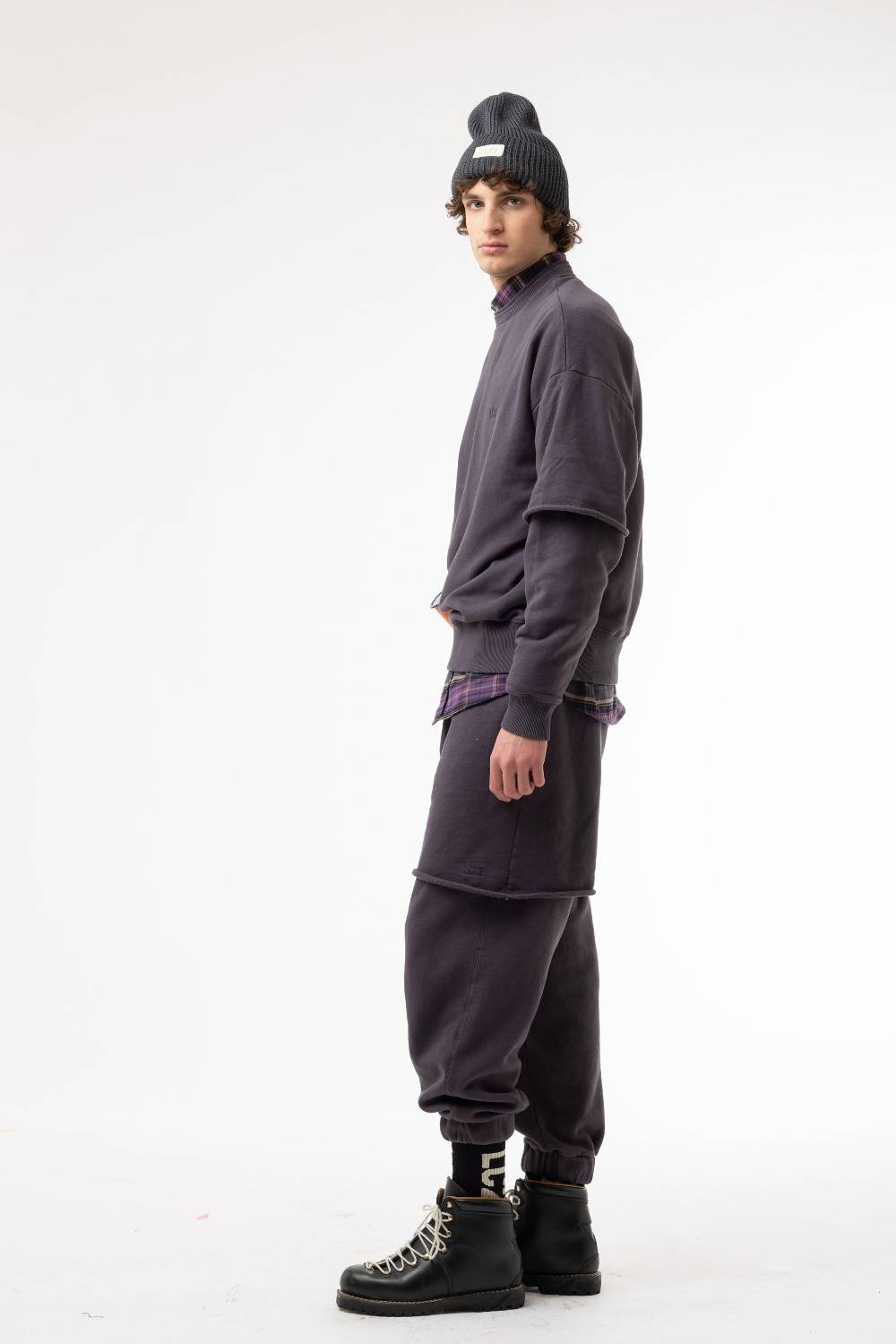 Lc23 Double Pants Dark Grey Shopping Online