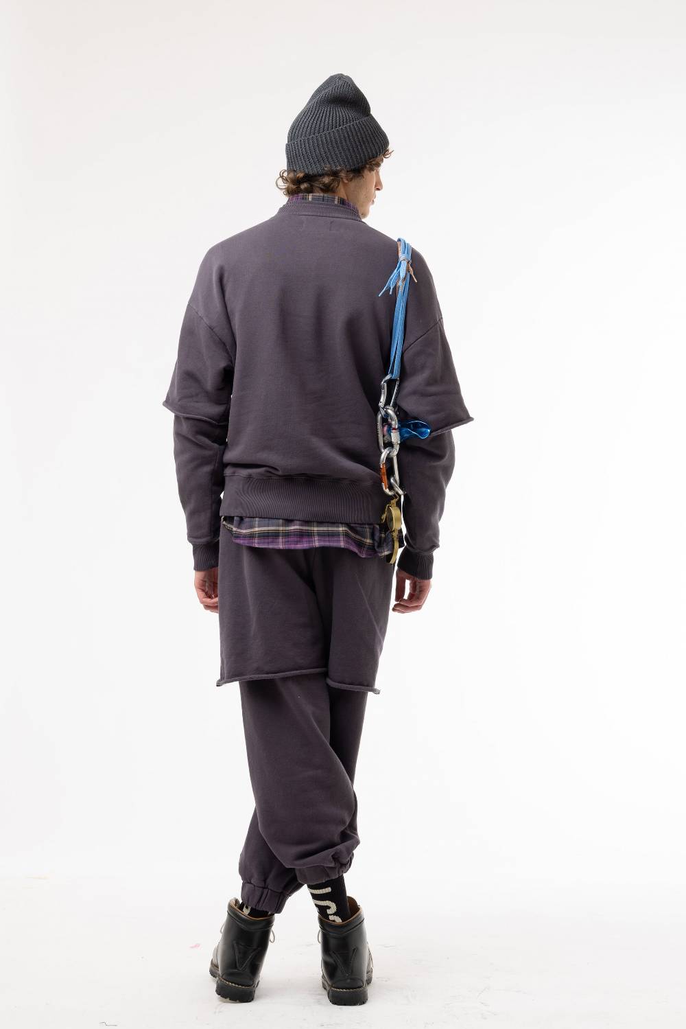 Lc23 Double Pants Dark Grey Shopping Online