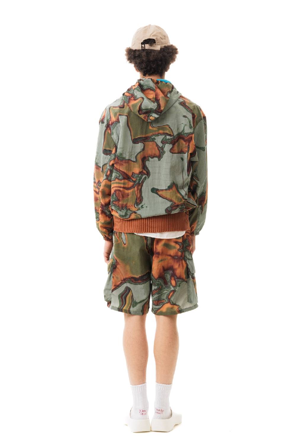 Lc23 Printed Nylon Jacket In Vendita